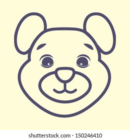 teddy bear head