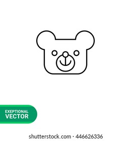 Teddy bear head