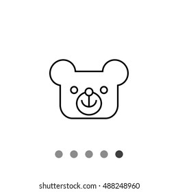 Teddy bear head