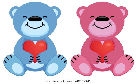 Teddy bear with heart