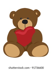 Teddy Bear with a heart