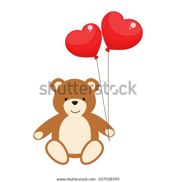 teddy bear shaped balloon