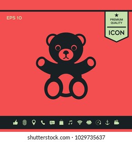 Teddy bear icon