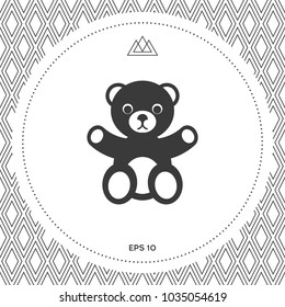 Teddy bear icon