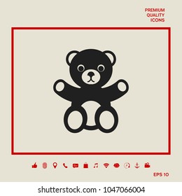 Teddy bear icon