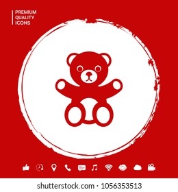 Teddy bear icon