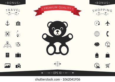 Teddy bear icon