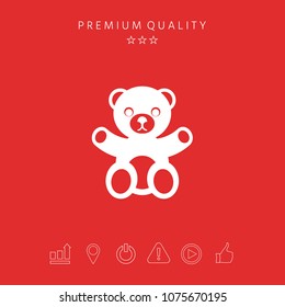 Teddy bear icon
