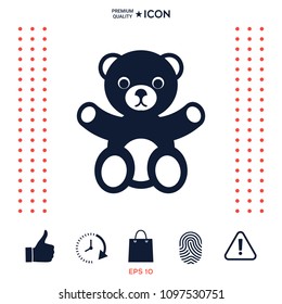 Teddy bear icon