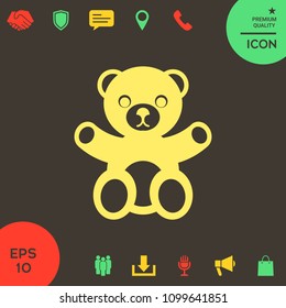 Teddy bear icon