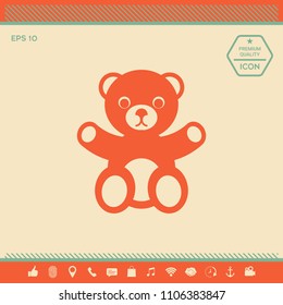 Teddy bear icon
