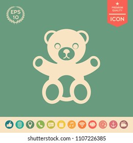 Teddy bear icon