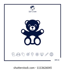 Teddy bear icon