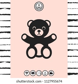 Teddy bear icon