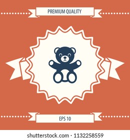 Teddy bear icon