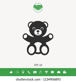 Teddy bear icon