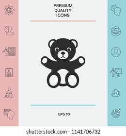 Teddy bear icon