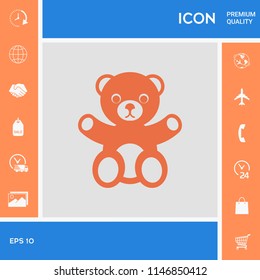 Teddy bear icon