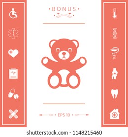 Teddy bear icon
