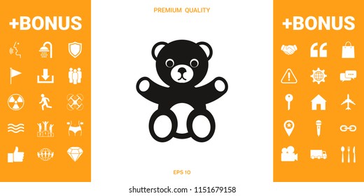 Teddy bear icon