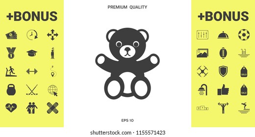 Teddy bear icon