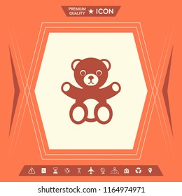 Teddy bear icon