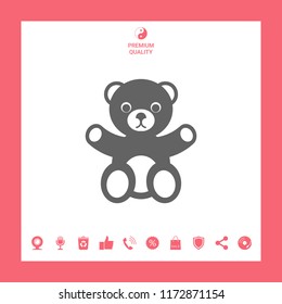 Teddy bear icon
