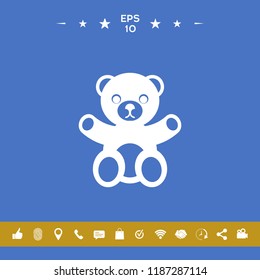Teddy bear icon