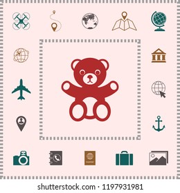 Teddy bear icon