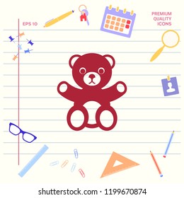 Teddy bear icon