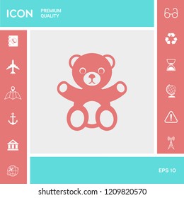 Teddy bear icon