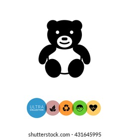 Teddy bear icon