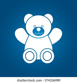 Teddy bear icon