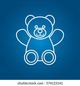 Teddy bear icon