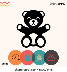 Teddy bear icon