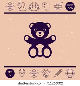 Teddy bear icon