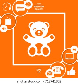 Teddy bear icon