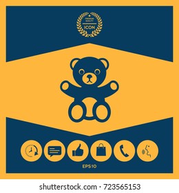 Teddy bear icon