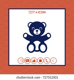 Teddy bear icon