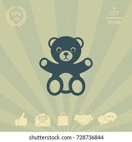 Teddy bear icon