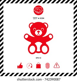 Teddy bear icon