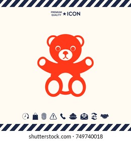 Teddy bear icon