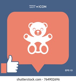 Teddy bear icon