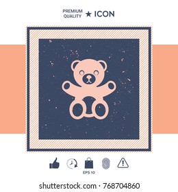 Teddy bear icon