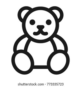 Teddy bear icon