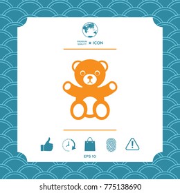 Teddy bear icon