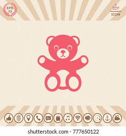 Teddy bear icon