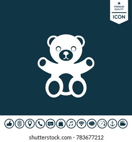 Teddy bear icon
