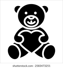 Teddy Bear Icon Element For Design