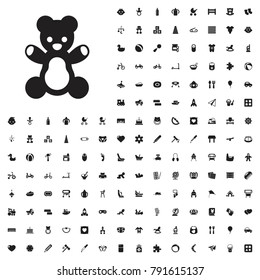 Teddy bear icon illustration isolated vector sign symbol. baby icons vector set.